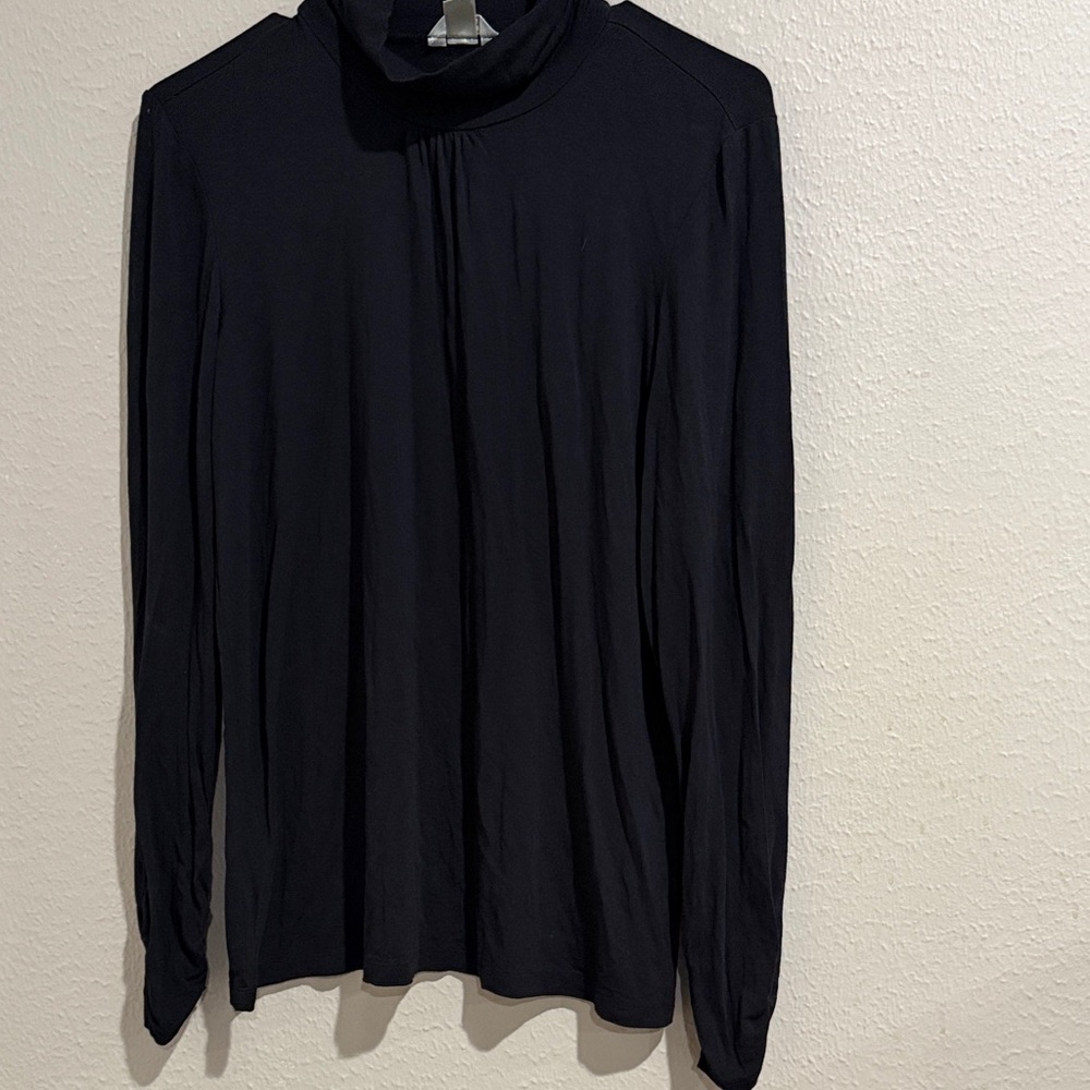 Christopher & Banks Classic Black Long Sleeve Top